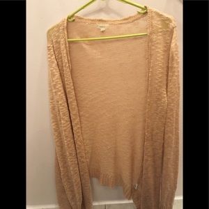 Peach/tan cardigan
